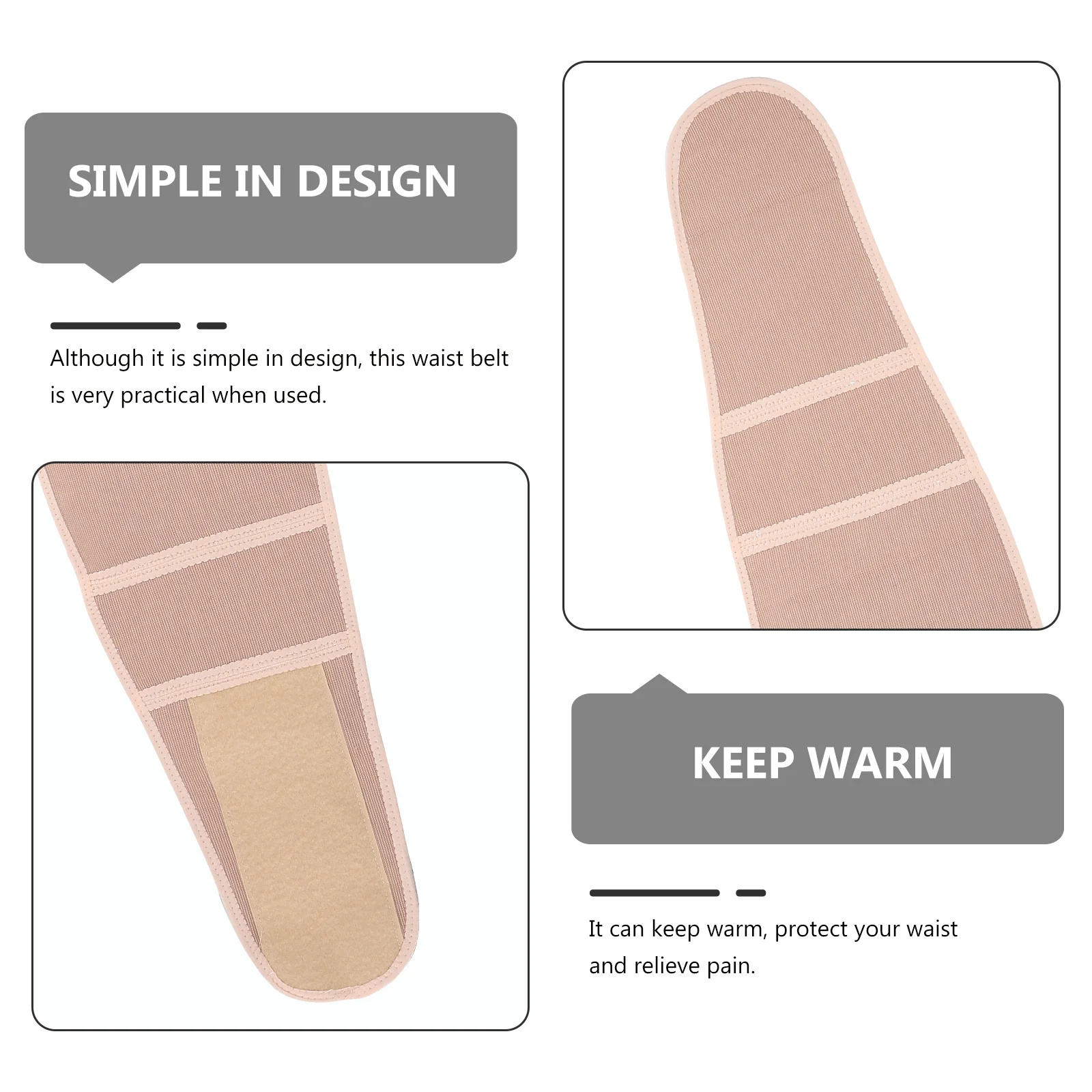 Warmer Gürtel, Körperpflege, Nieren-Lendenpolster, Dekompression, Taillenkette, Wärmeschutz, Stützband für den Winter