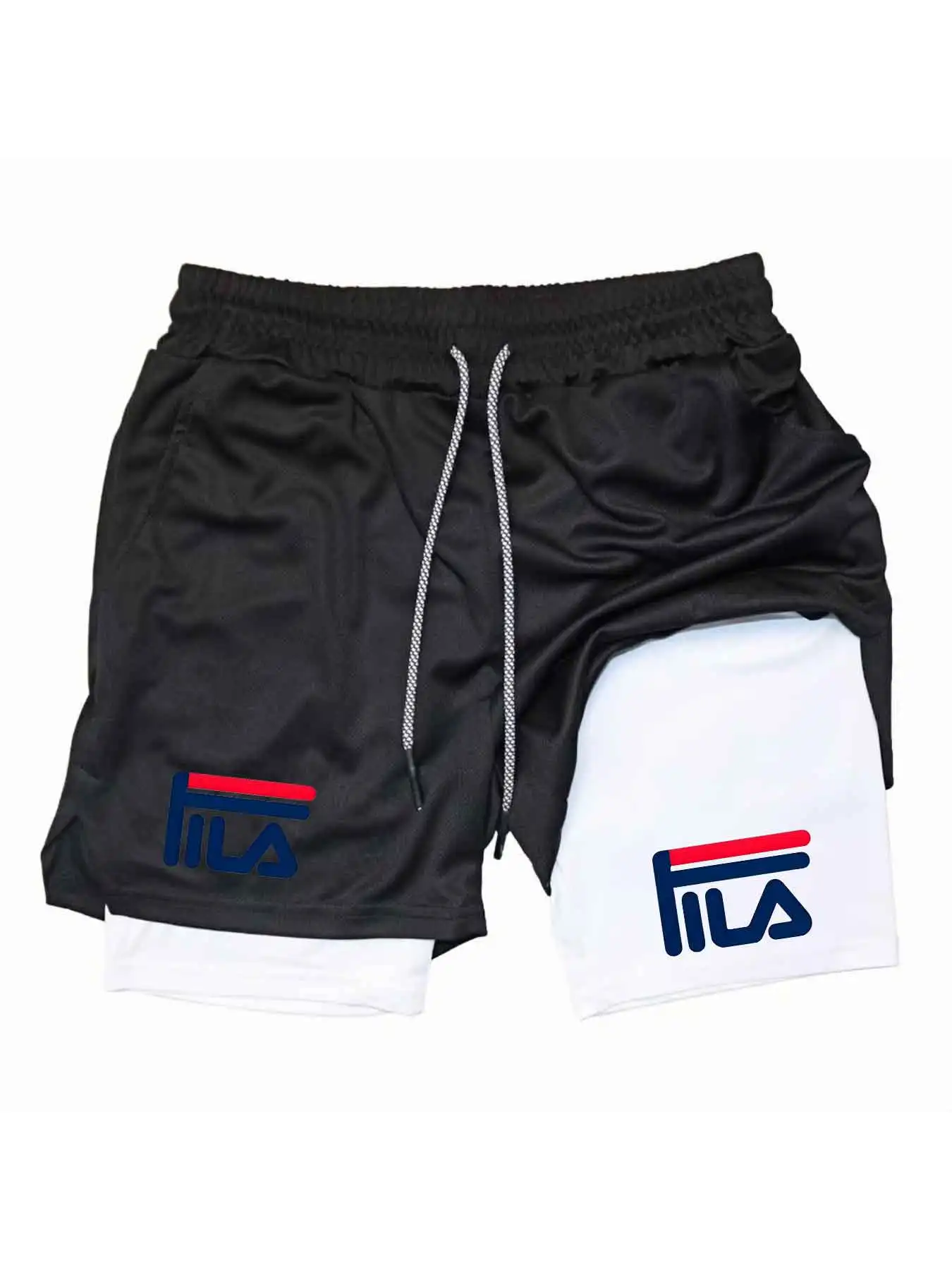 2026 Sommer-Sportshorts 2-in-1 Gym-Laufshorts für langsames Laufen, Freizeit-Sportbekleidung, Fitness-Doppellagen-Shorts