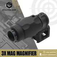 Evolution Gear 3x Scope Magnifier Sight 3XMag-1 For Hunting Airsoft with 2.26\