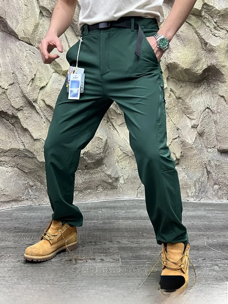 

Мужские повседневные брюки Nordic Outdoor Softshell с 3D-кроем, водоотталкивающие, быстросохнущие, прямого кроя