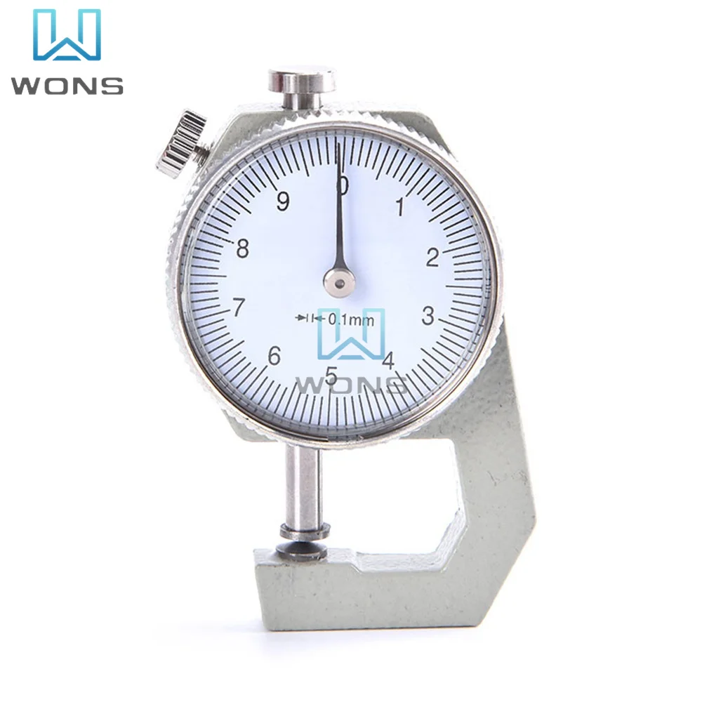 Imagem -02 - Couro Papel Espessura Calibre Medidor Testador para Papel Flim Medida Ferramenta Dial Espessura Calibre 010 mm 020 mm