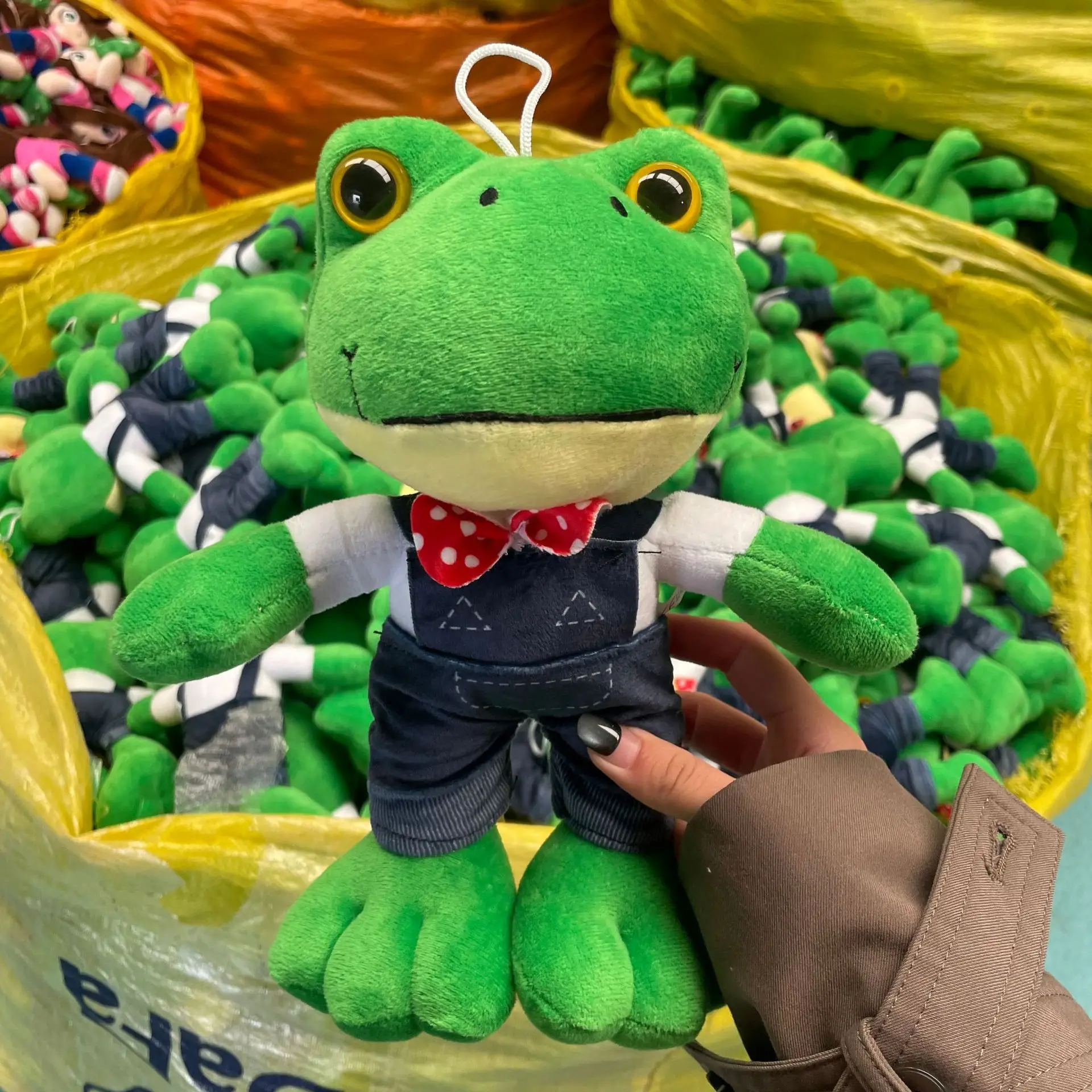 

Exquisite Frog Plush Toys Cute Frog Girl Funny Festival Gifts Decorative Ornaments Companion Doll Gifts For Children Friend