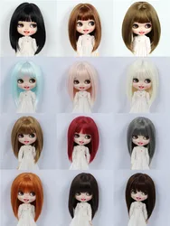 For Blythe Little Ragdoll Wig Yoke Mid-length Soft Silk Collection Hair Doll Accessories