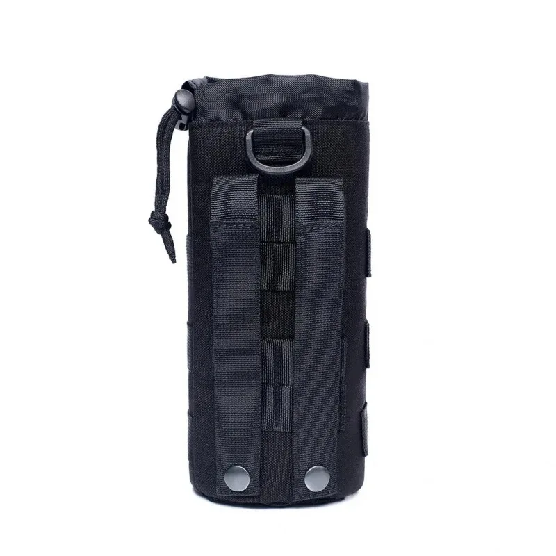 Molle Wasserflaschentasche, taktischer Nylon-Flaschenhalter mit Kordelzug, tragbarer Träger für Camping, Wandern, Radfahren, Jagd – Detail 4