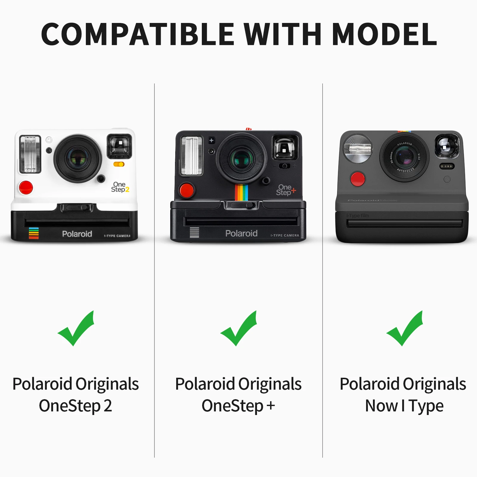 Custodia Yinke per Polaroid Originals Now+/Onestep 2/Now I-Type/OneStep+ Custodia protettiva rigida in EVA per fotocamera istantanea Borsa da viaggio