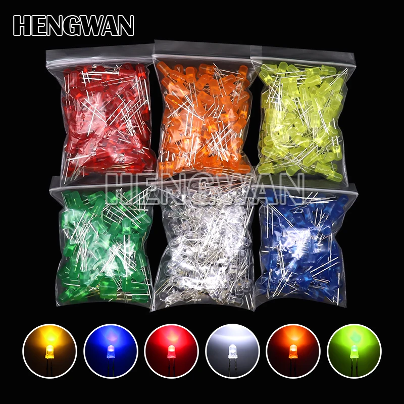 100Pcs 5Mm Led Diod…