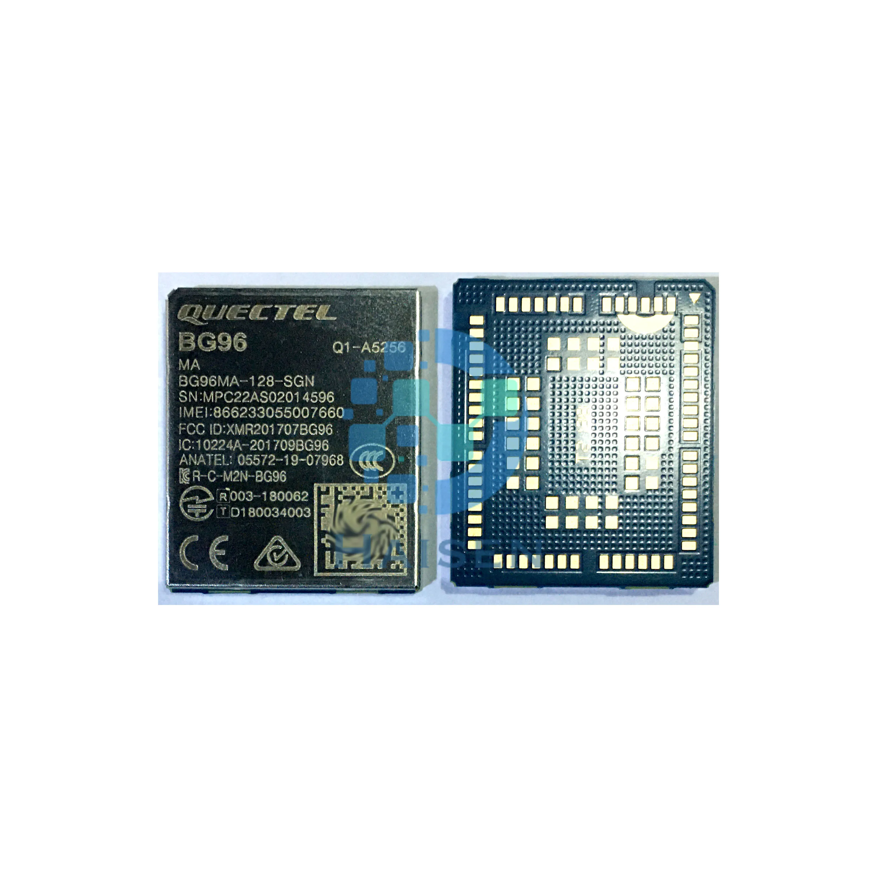 HAISEN Quectel LTE Cat M1 NB1 EGPRS Module BG96MA-128-SGN LPWAN LGA NB IOT Modules BG96 QUECTEL BG96MA-128-SGN