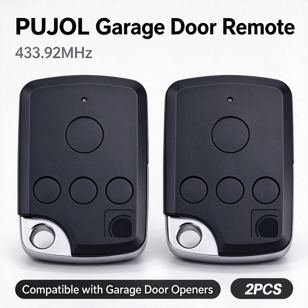 PUJOL VARIO PRO 433.92MHz Garage Door Remote Control For PUJOL VARIO BLACK 4U MERCURIO MOON COSMOS OCEAN VARIO WHITE / BLACK
