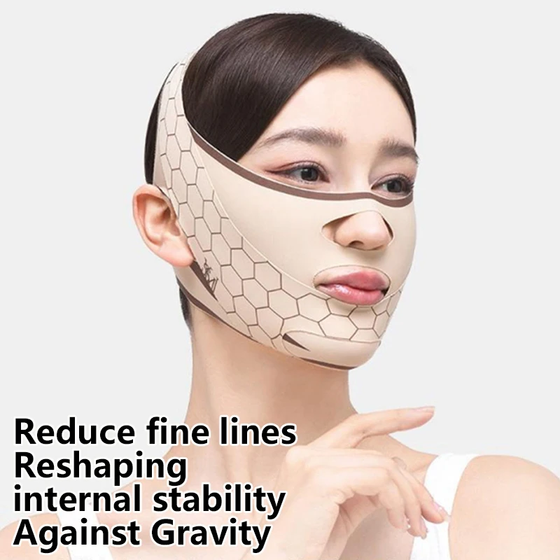 Kinn Wange Abnehmen Verband V Form V Linie Hebe Maske Facelifting Anti Falten Strap Band Schlaf Maske Schönheit Gesundheit
