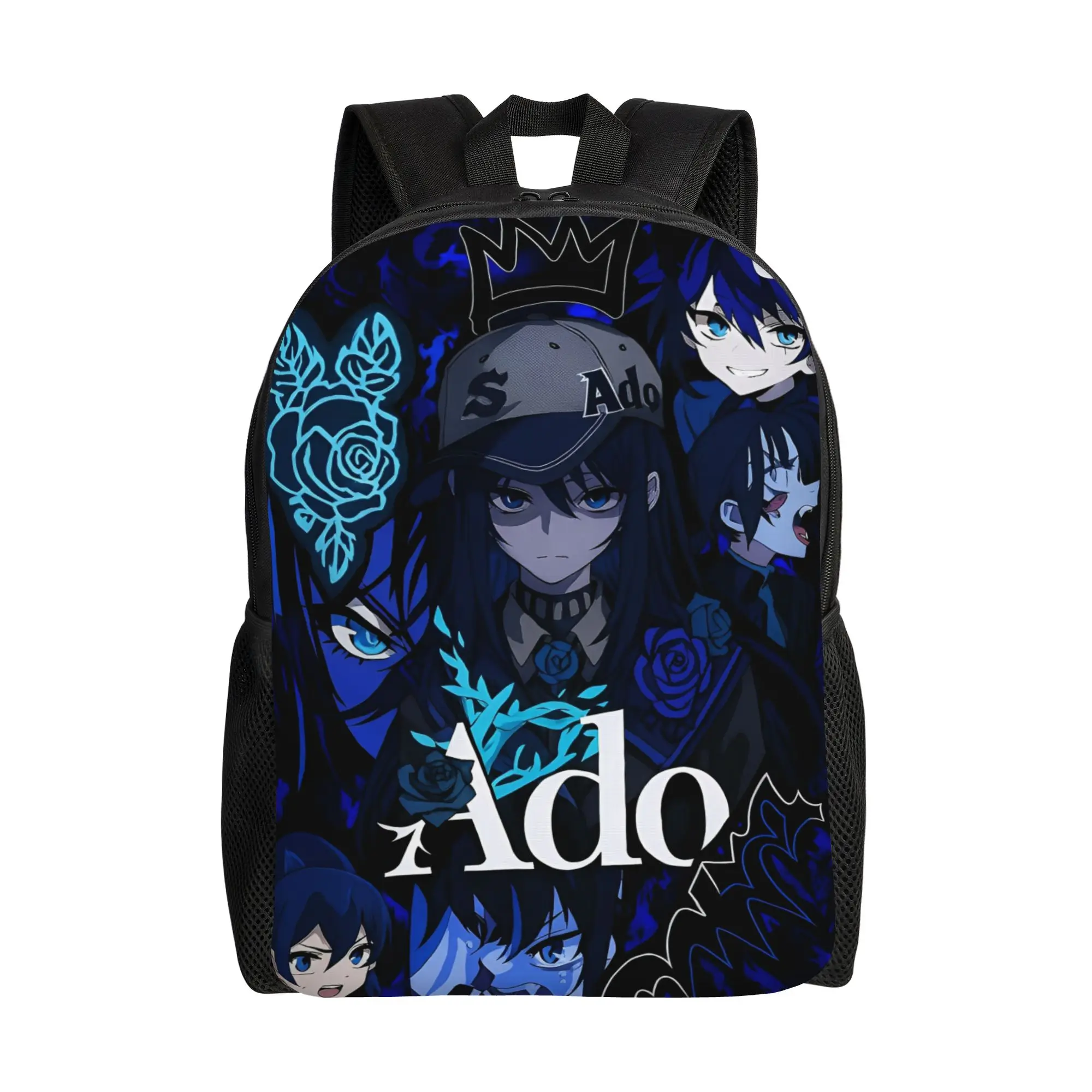 Ado Hibana World Tour Fashion Backpack Sports Student Business Anime Music Daypack for Men Women Laptop Computer Canvas Bags