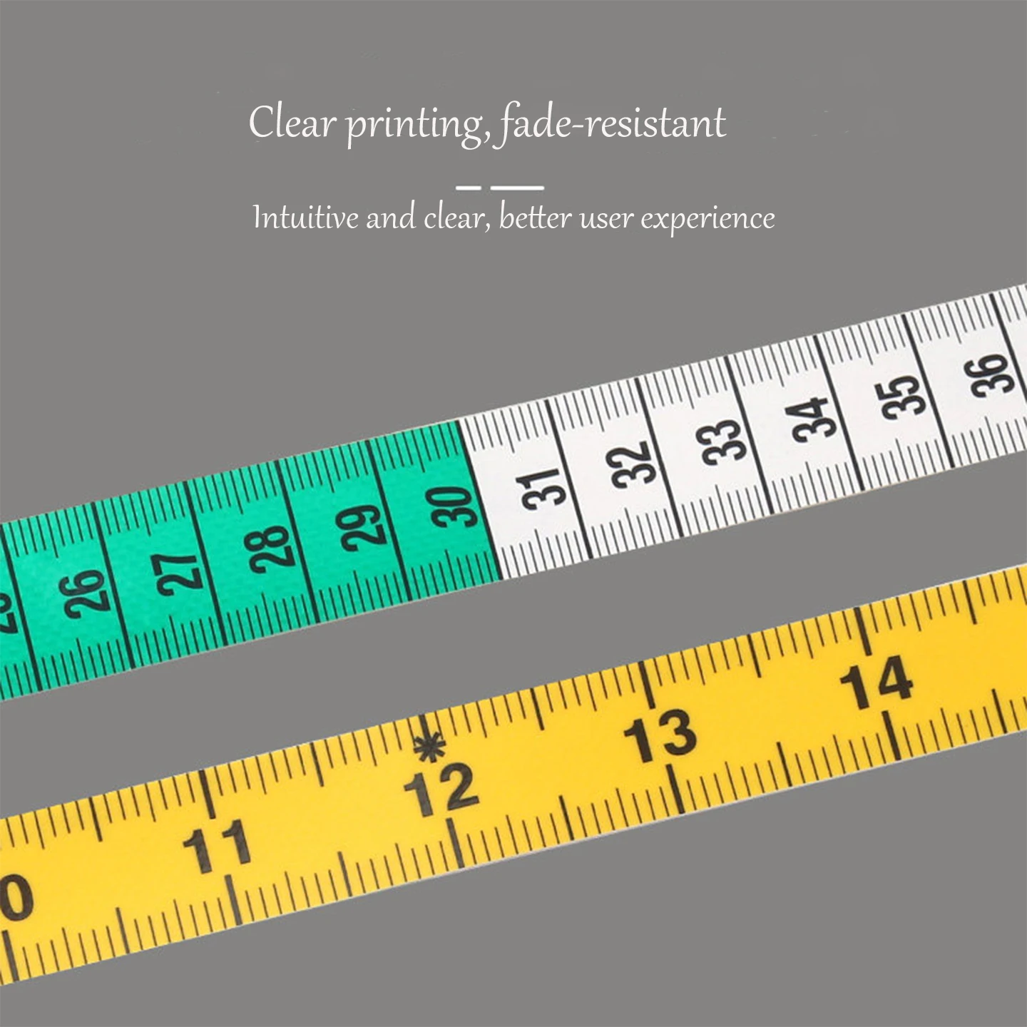 Colorful 1.5M Dual Scale Soft Tape Measure with Metal Button for Sewing Tailoring Body Measuring Ruler Scale forTailor Craft DIY view 5