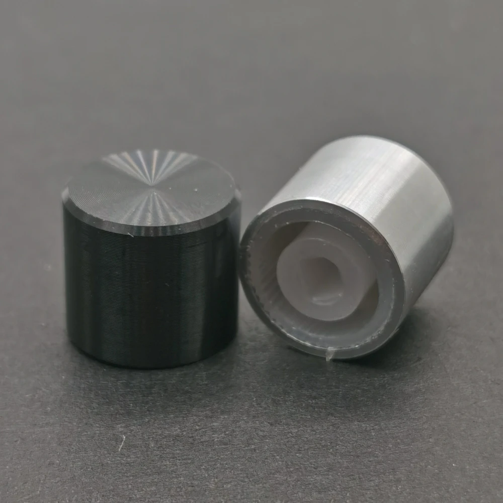 Aluminum 3.2X3.2mm Square Hole Power Switch Button Cap 15*13mm（D*H)