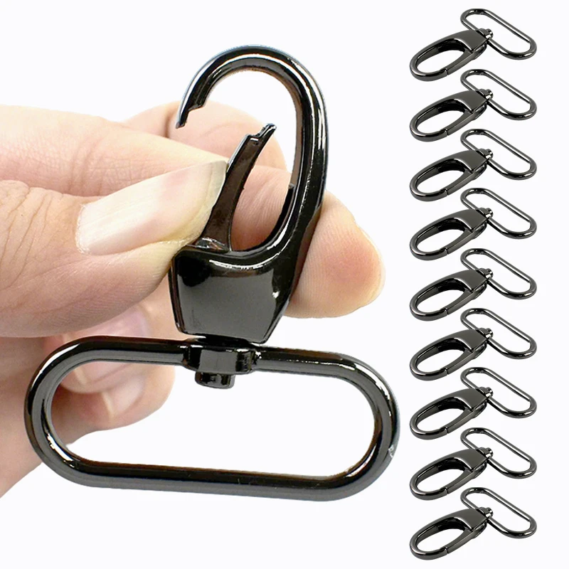 

20Pcs Meetee 20-38mm Bag Strap Hook Metal Buckles Swivel Lobster Clasp Dog Collar Webbing Clip Connect Ring DIY Accessories