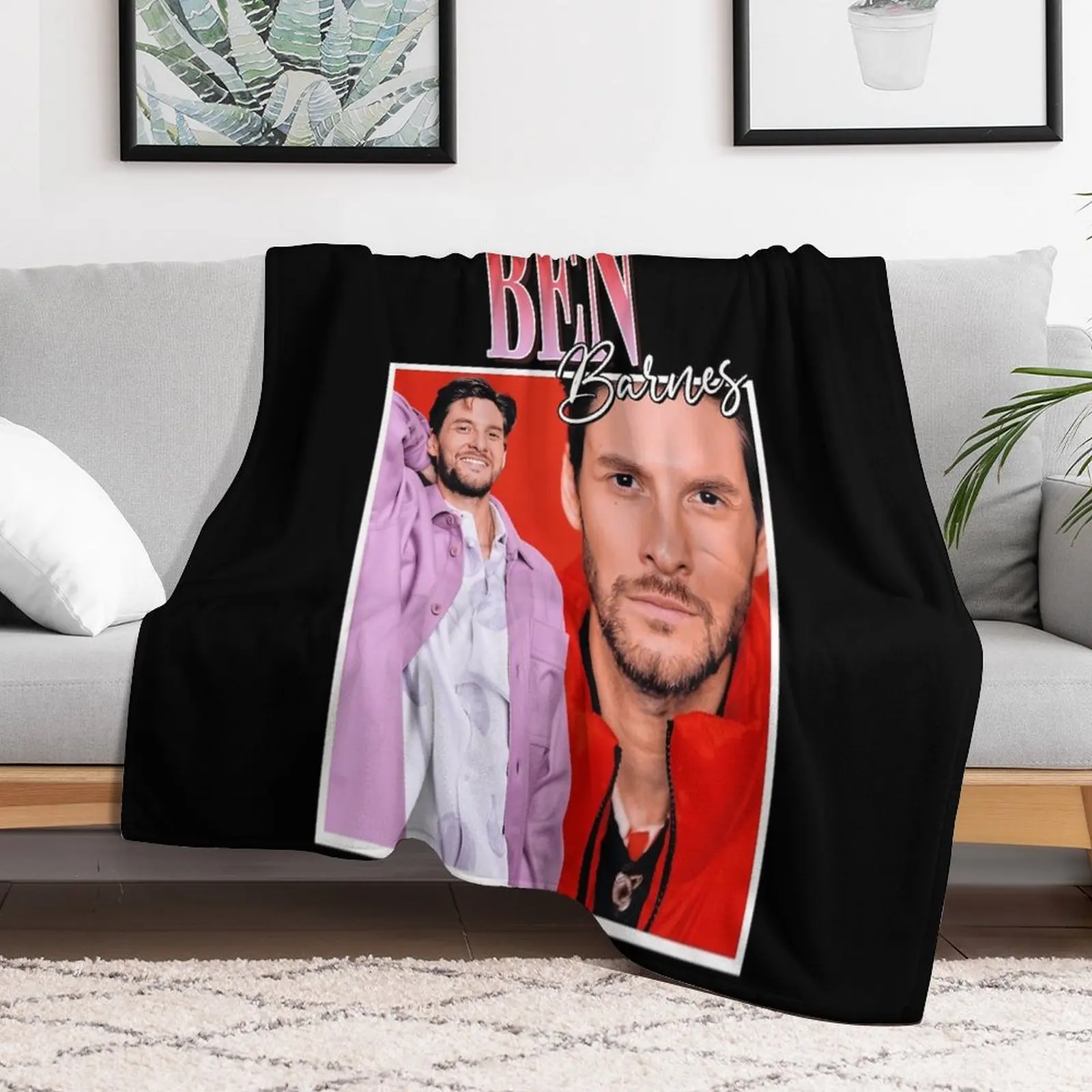 

Ben Barnes Throw Blanket Tourist Plaid Blankets