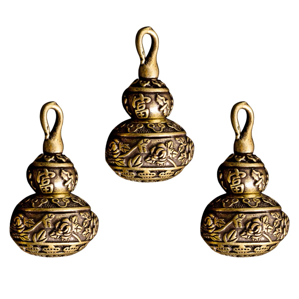3 uds llavero de calabaza dijes colgante Vintage para adorno de calabaza Diy joyería colgante de coche adorno artesanal regalo