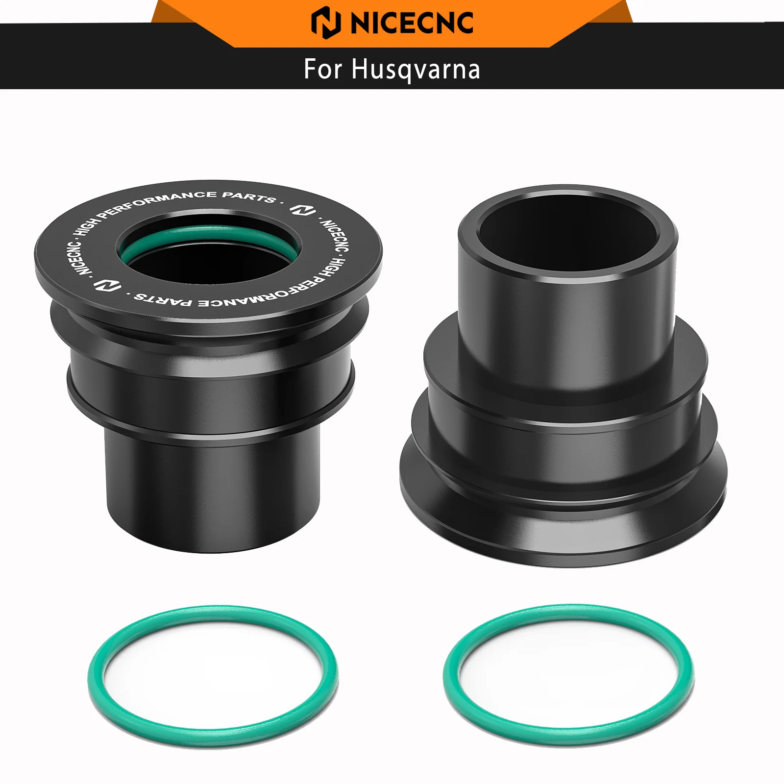 

NICECNC 20MM Rear Wheel Spacers Hub Collars With O-ring For Husqvarna TE300 TE250 FE350 FE450 FE501 2014-2023 TC250 2014-2016