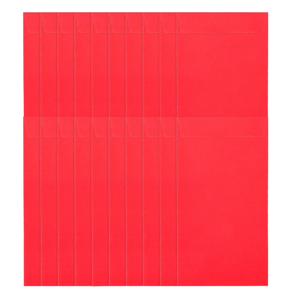 

50Pcs Traditional Chinese Red Envelopes Vintage Design Large Capacity Money Holder for Weddings Festivals Birthdays Business