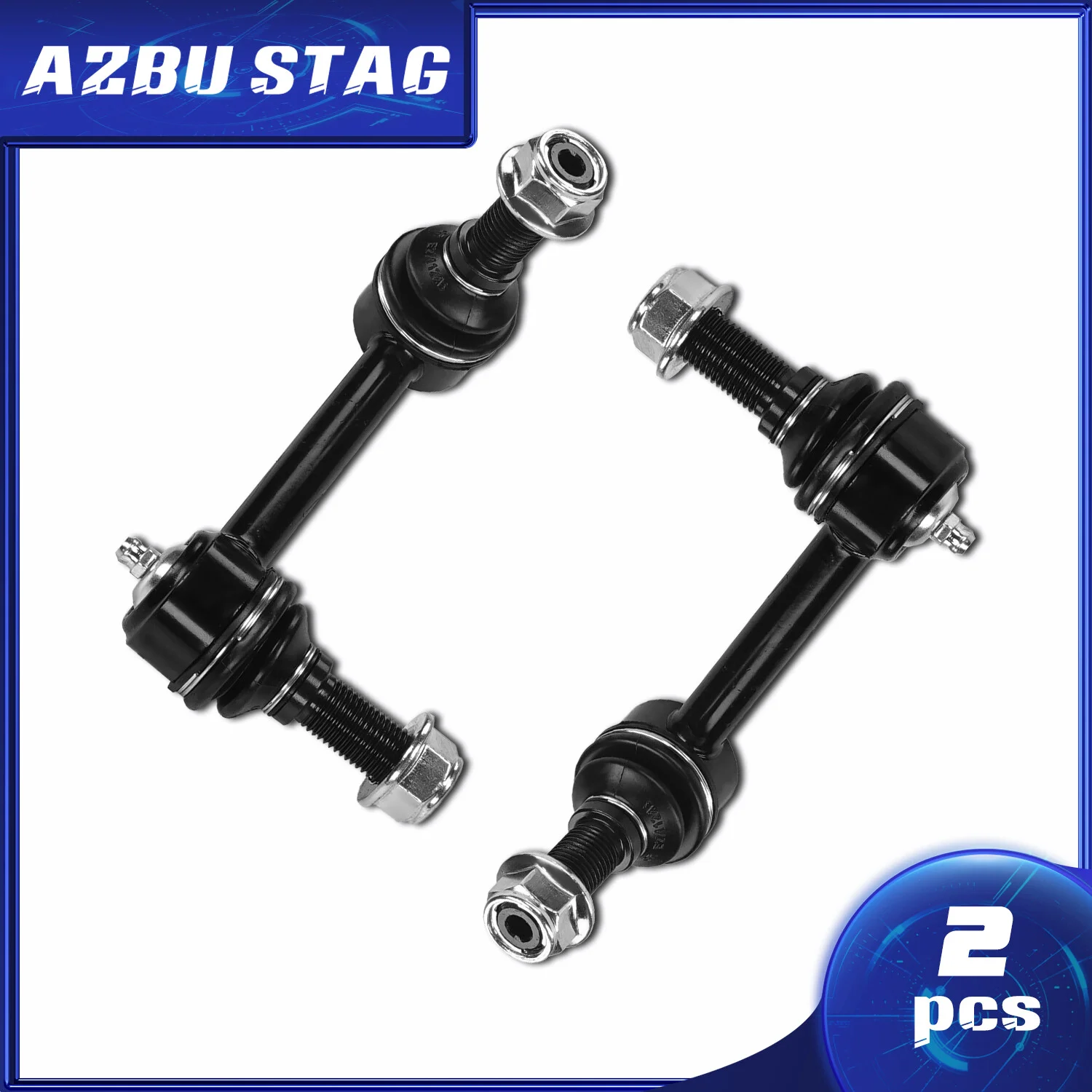 AzbuStag 2Pcs Front Stabilizer Bar Link for BUICK RAINIER CHEVROLET TRAILBLAZER GMC ENVOY ISUZU ASCENDER  SAAB 9-7x 2003-2009