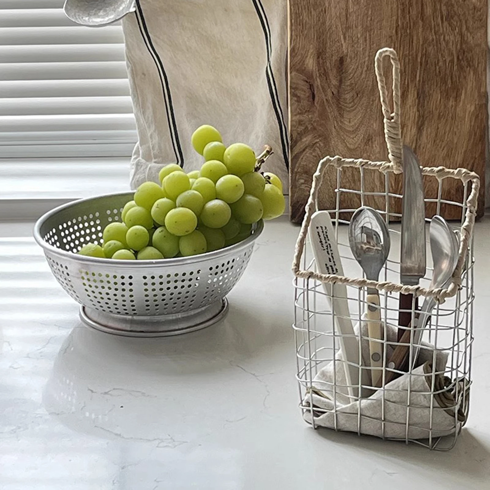ตะกร้าแขวนลวดโลหะ ตะกร้าตาข่าย - Paper Basket Mesh บทวิจารณ์และราคา