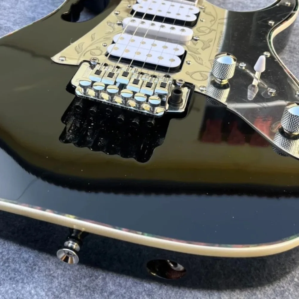 2025 New Shred Solid Body Electric Guitar HHH High‑Output Humbucker Pickups Engraved Pickguard Floyd Rose Tremolo System