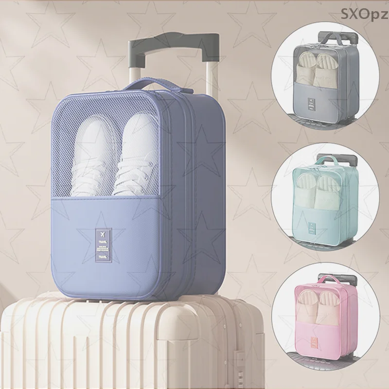 Versatile Travel Bag with Three-Layer Design for Shoe Storage and Luggage