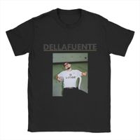 Raper Dellafuente  T-Shirt Summer  Hip Hop  Leisure T Shirts Men Cotton Crew Neck Plus Size Clothes Short Sleeve Awesome Tshirt