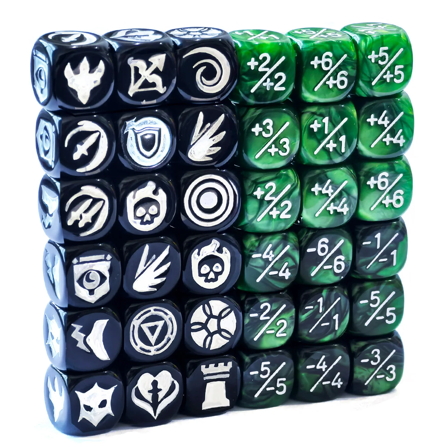 36 قطعة 12 مللي متر القدرات الكلمات الرئيسية عداد النرد MTG النرد 1/ + 1 عدادات المخلوقات السائبة برتقالي الرموز مجموعة النرد (متعدد الألوان)