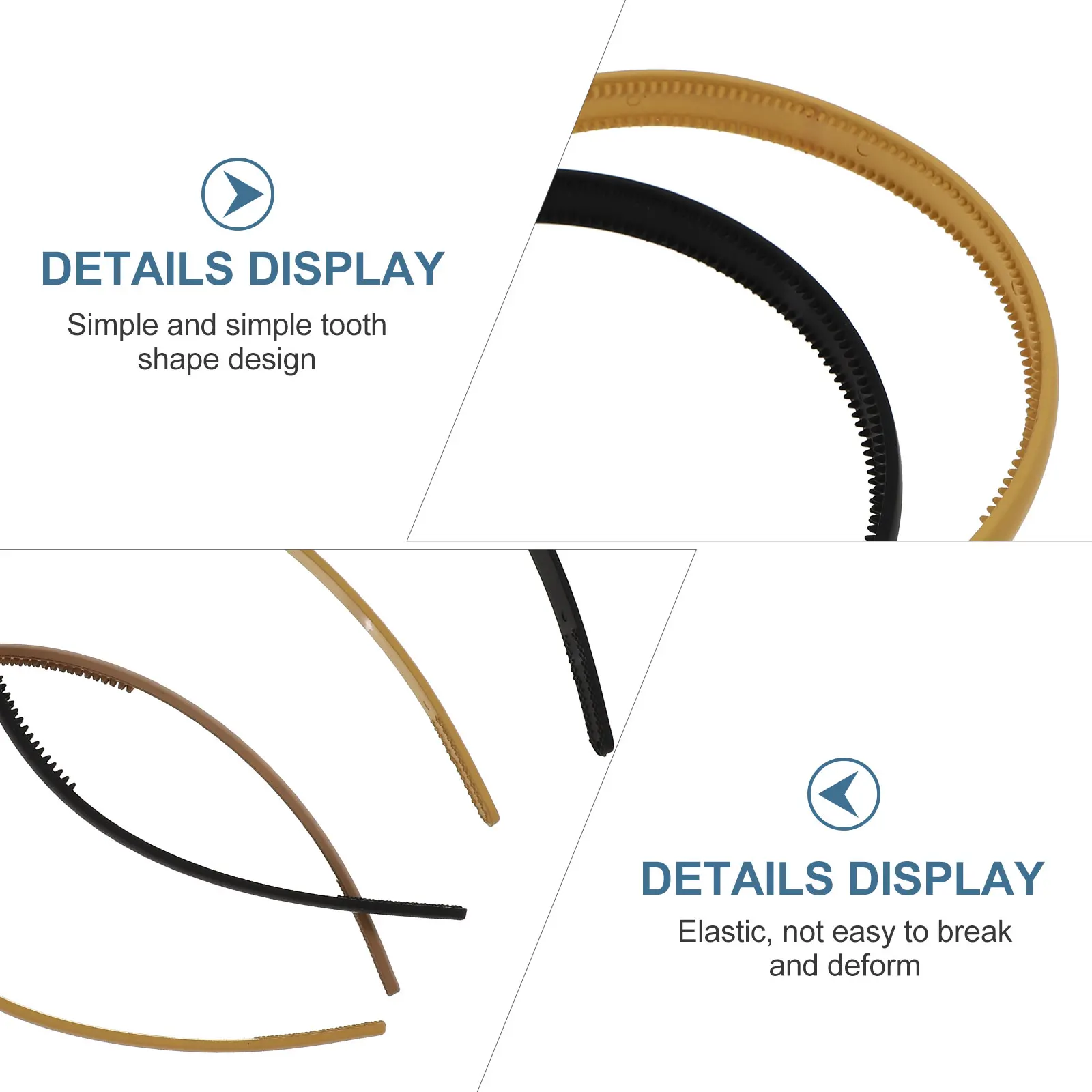 

3Pcs Eye Catching Acrylic Headbands Women Headdress Hair Accessories Face Wash Face Wash Headband Women Hairband