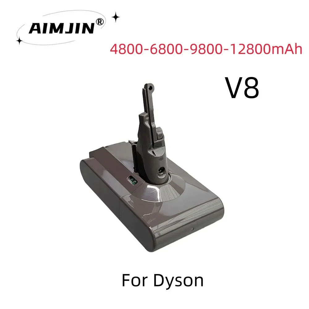 

For Dyson V8 21.6V 4800mAh/6800mAh/9000mAh/12800mAh Replacement Battery Absolute Handheld Vacuum Cleaner