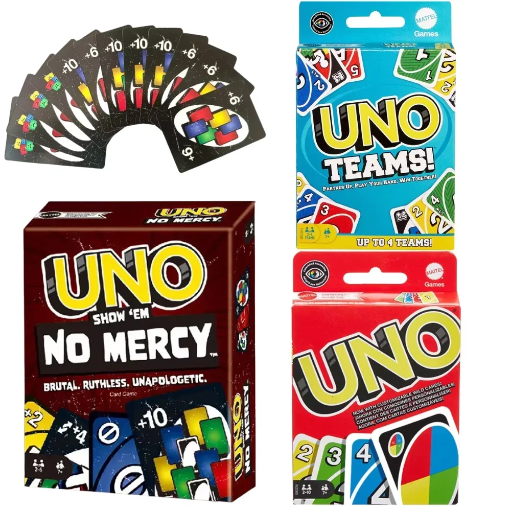 Uno No mercy Game Board Games UNO Cards Table Family Party Entertainment UNO Games Card Toys Birthday Christmas