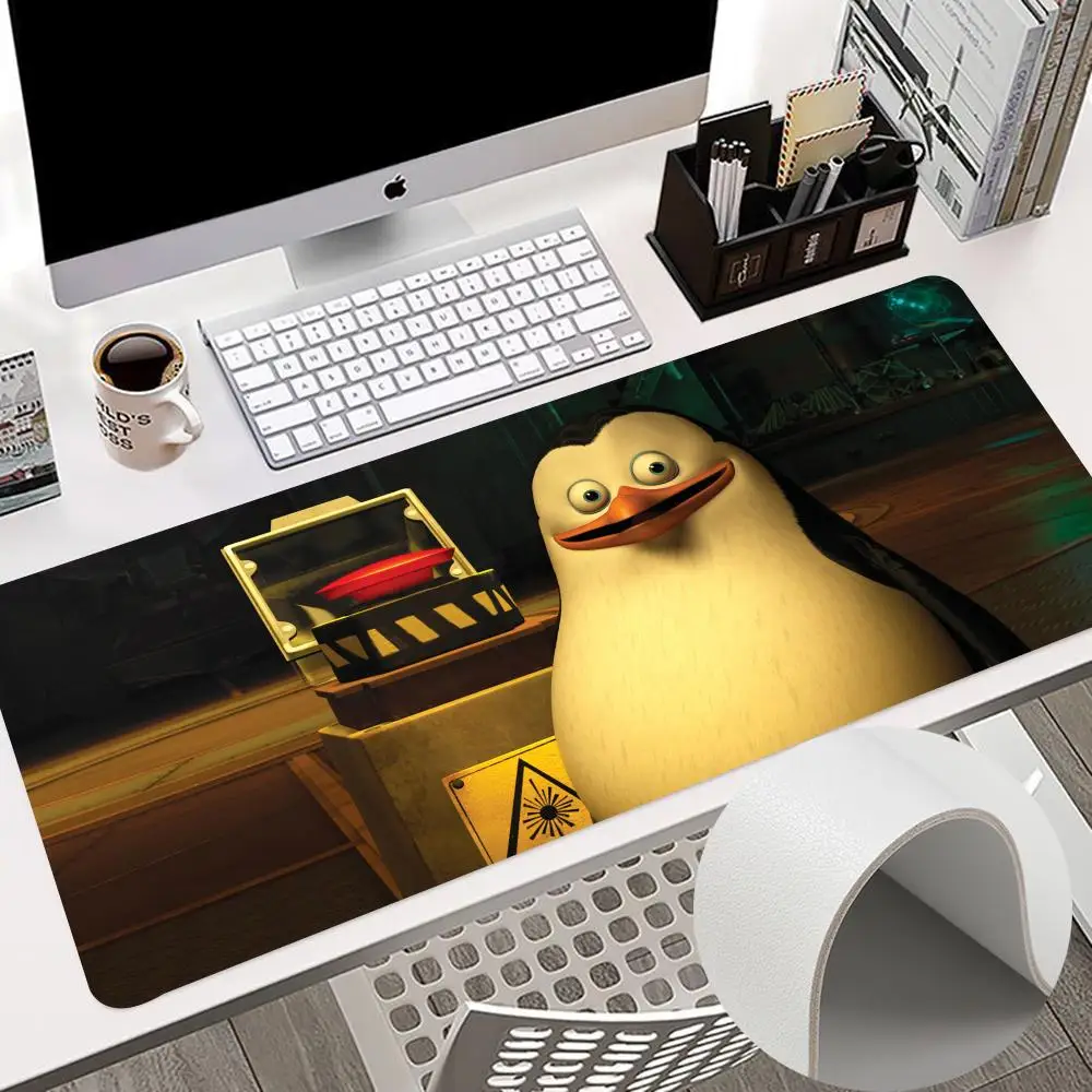 

The Penguins of Madagascars Mouse Pad 900x400mm Keyboard PC Desk Pads HD Printing Computer Double Sided Leather Non-slip PU 600x