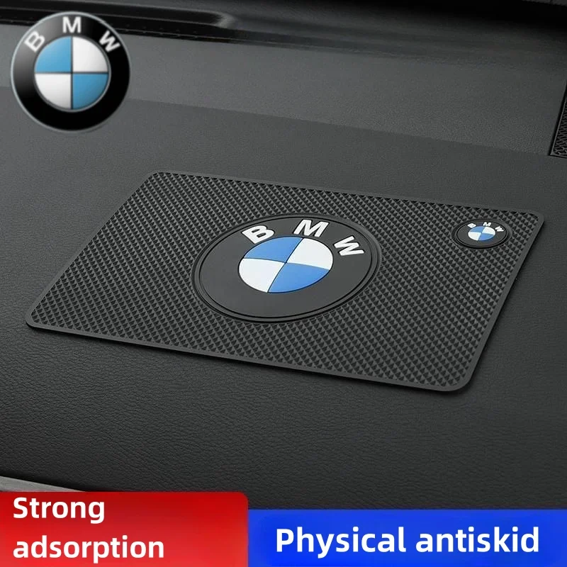 

Automobile dashboard anti-skid pad center console PVC logo pad decorative ornaments For BMW E90 E91 E92 E93 E60 E61 F10 F07 E87