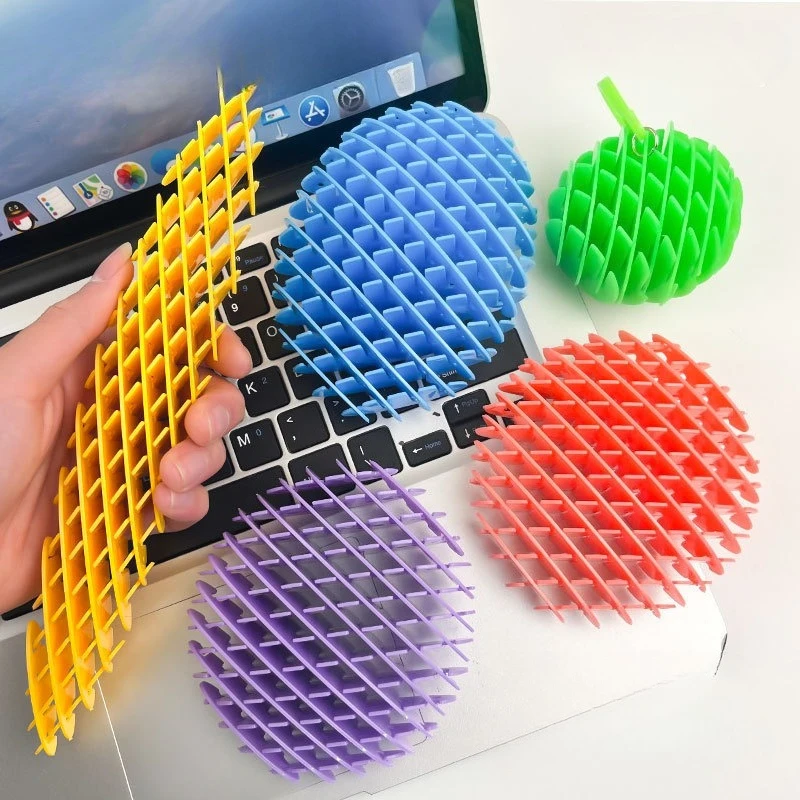 Fidget ver nouveaux jouets Six faces petit ver décompression artefact soulagement du Stress vers bizarres Fidget jouet enfants soulagement des mains jouet