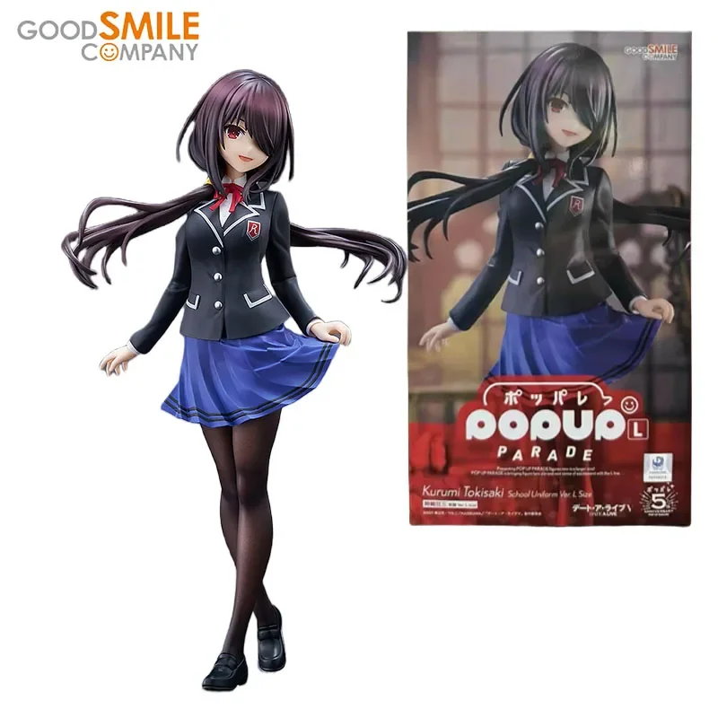 Good Smile Genuine POP UP PARADE DATE A LIVE Anime Figure Tokisaki Kurumi Action Toys for Kids Christmas Gift Collectible Model