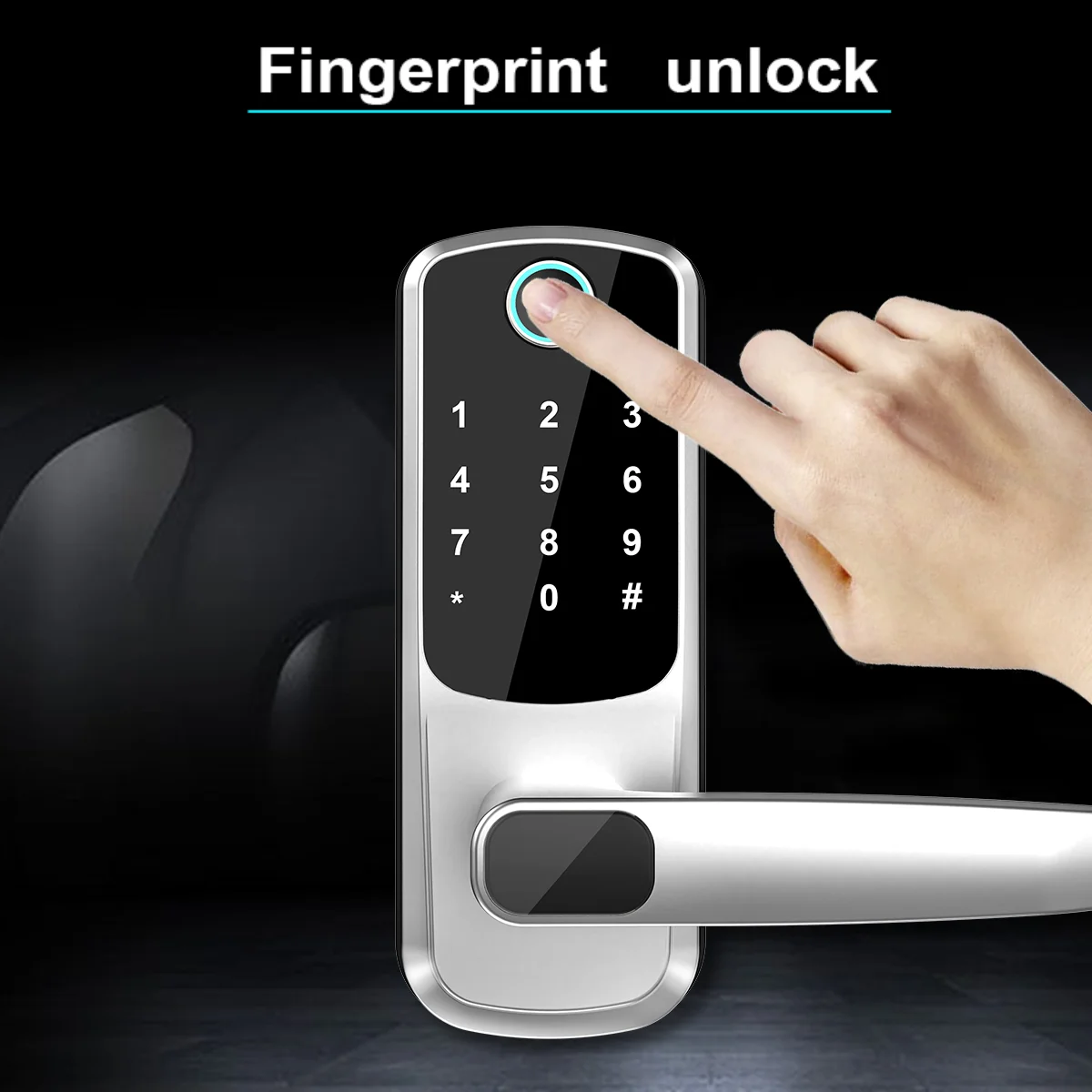 Wi-Fi smart fingerprint door lock product image 4