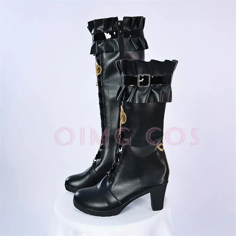 

CyHonkai Star Rail Big Herta Cosplay Halloween for Men Shoes Game Anime Chinese Style