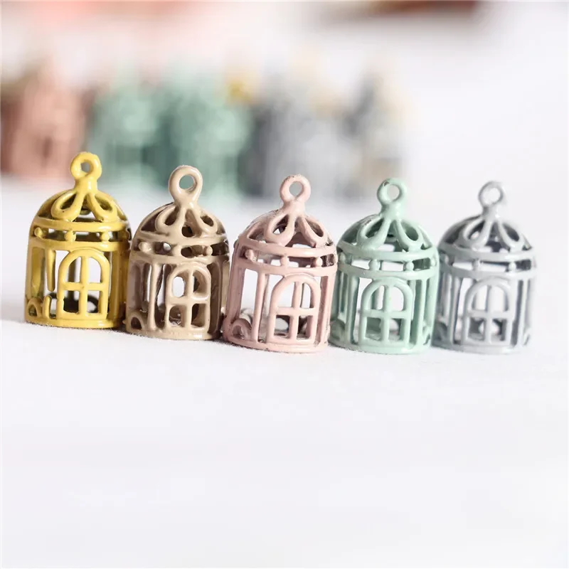 Bird Cage Scene Dollhouse Toy Model Accessories Model Miniature Mini Color Decoration Food Play Dolls New Accessories Home Decor