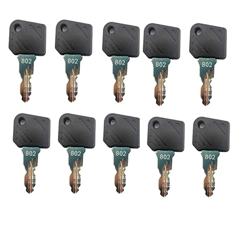 

10pcs 0039730404 0039730403 ignition key 802 start key for Linde forklift parts