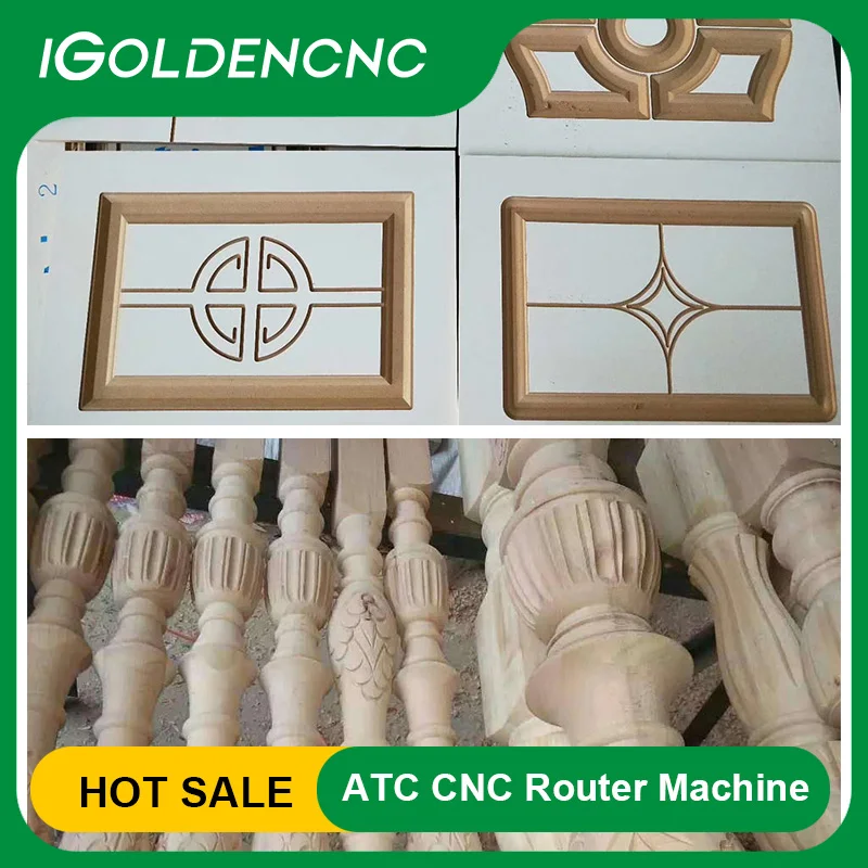 Woodworking 1325 4 Axis Cnc Router Machine With 180 Degree Swing Head Wood Router Engraving Foam Wood