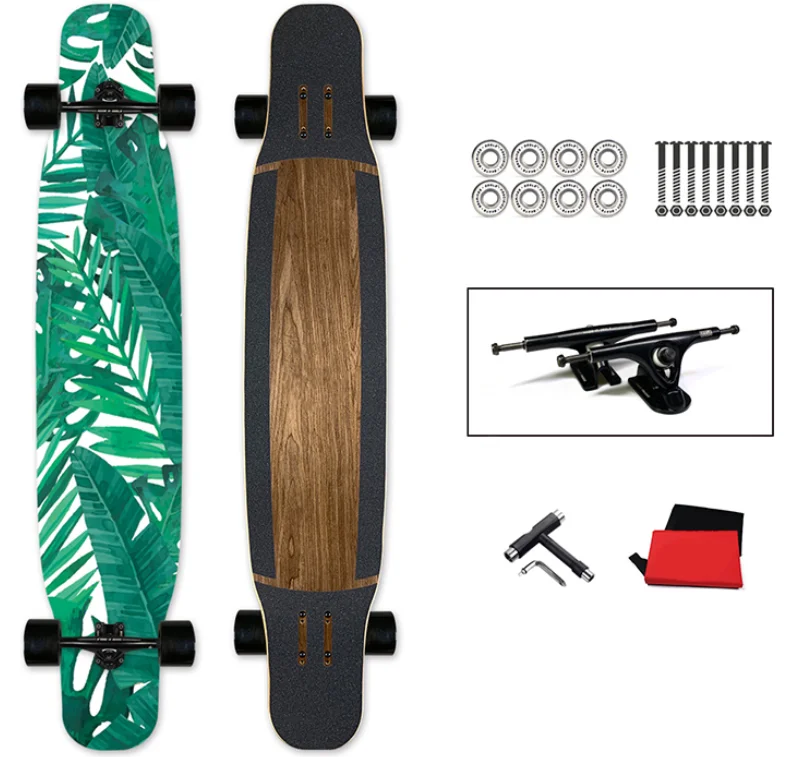 Wholesale Skateboard With Wheels Custom Maple Longboard Street Social Skate Board