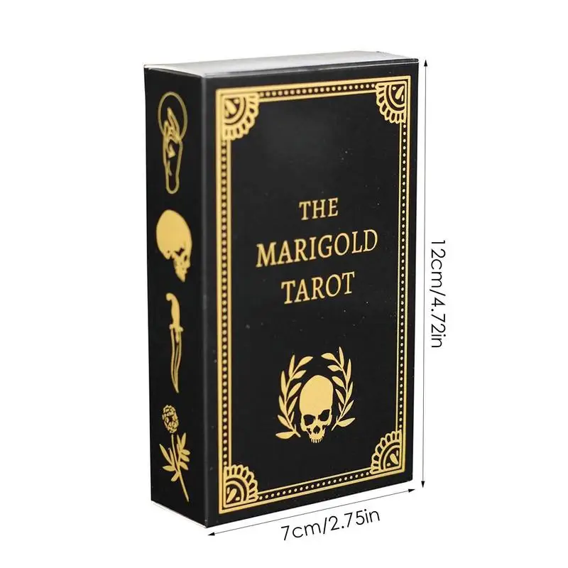 The Marigold Tarot Cards Family Gathering Board Games Fortune Telling Divination Oracle Card Leisure Entertainment Table Game