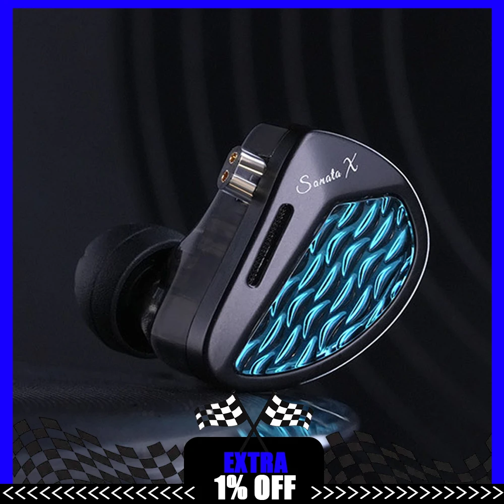Audiophile Headphone Wired - Auriculares Intrauditivos KZ Sonata X, Auriculares