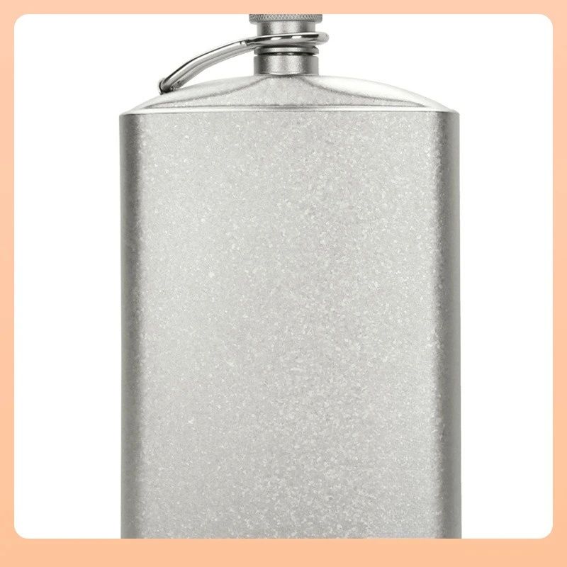 

Pure titanium pot is convenient for portable white bottle outdoor travel four or two and a half catties