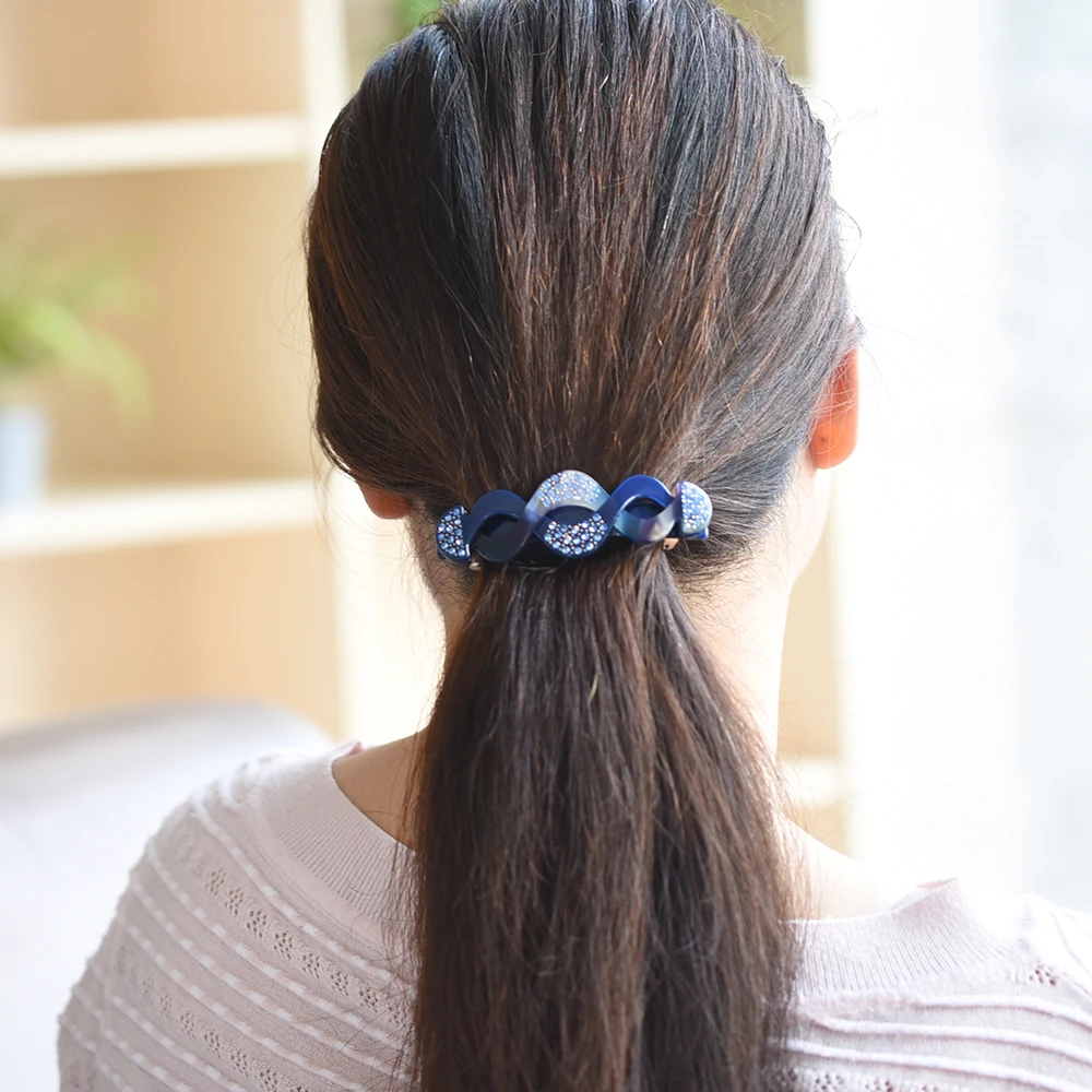 Women Headwear Girls Headwear Middle Size Rhinestone Hair Clip Vintage Hair Barrette  Fashion Cute Hair Accessories For Women