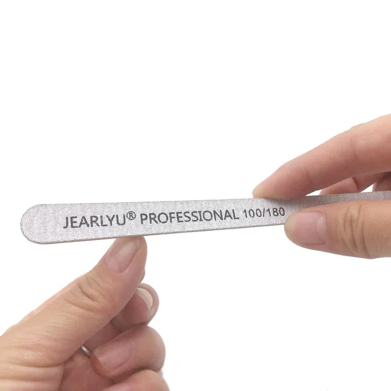Herramientas de limado para manicura y pedicura, pulidor de uñas de doble cara, 200 limas de madera desechables, portátil, 100/180 unids/set