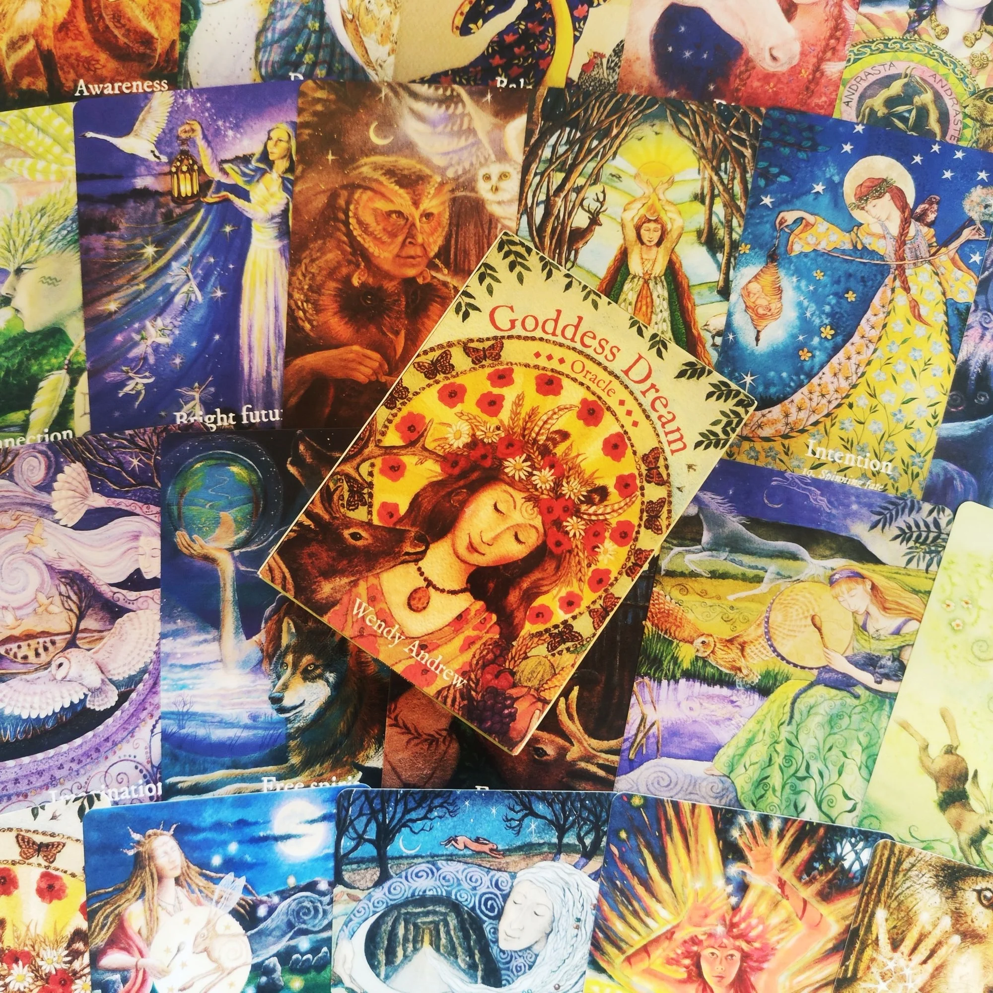 

Goddess Dream Oracle 36pcs Cards/Set Party Puzzle Board Game Mysterious Divination Tarot Card