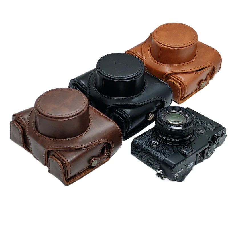 PU  Leather Camera Hard Case Bag Cover For Fujifilm Fuji X10 X20 Finepix Protective Bag Case