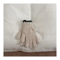 guantes beige