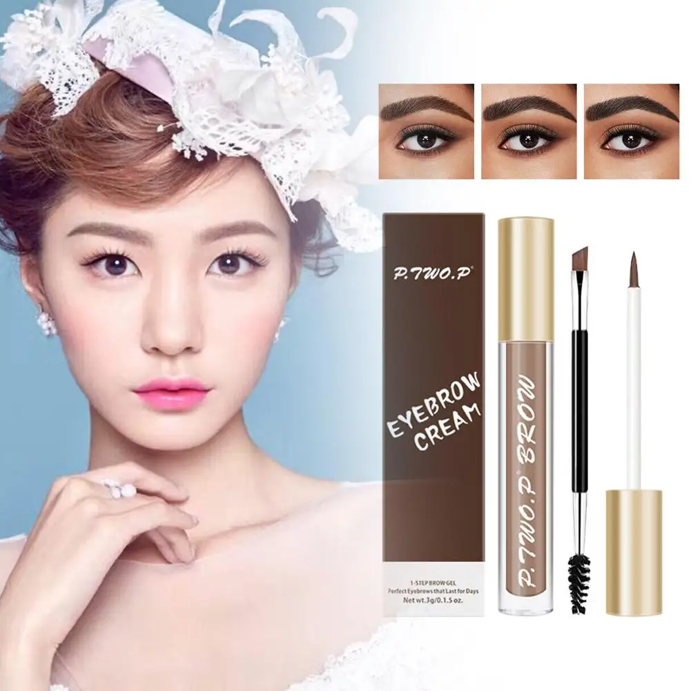 

3D Wild Eyebrow Gel Wax Brow Styling Soap Waterproof Long Tint Enhancers Makeup White Tool Lasting Eyebrows Brows Brown B9Z1