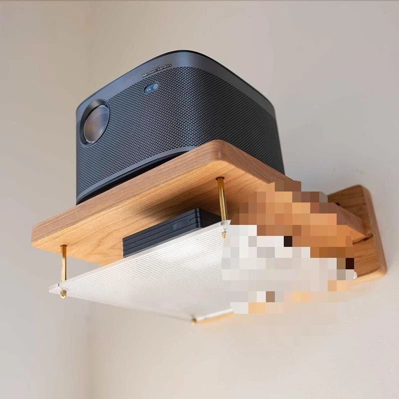 Projector Solid wood wall-mounted machine top bedroom